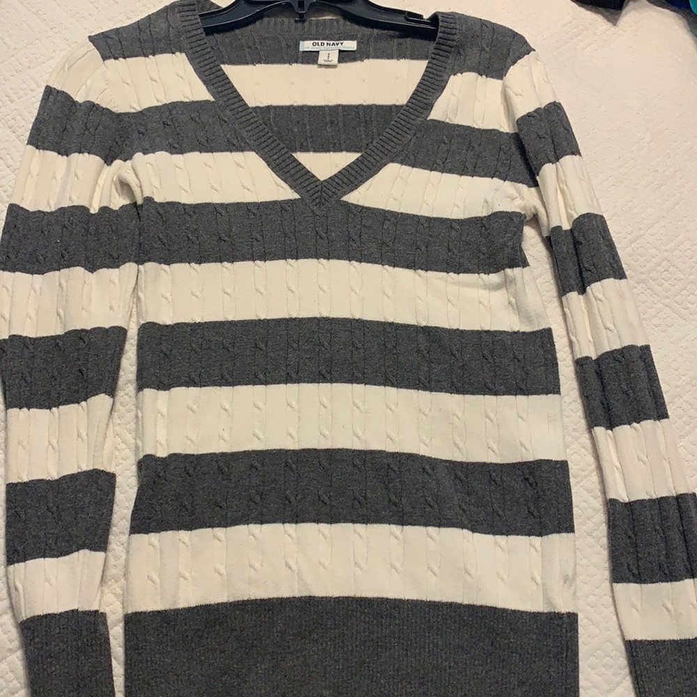Black and Grey Sweater